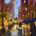 Light of Night Painting by Ashlee Trcka Light of Night Painting by Ashlee Trcka