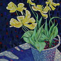 Light Yellow Tulips by Phil Chadwick
