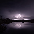 Lightning at Paurotis Pond Photograph by Mark Andrew Thomas Lightning at Paurotis Pond Photograph by Mark Andrew Thomas