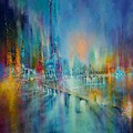 Lights in the city by Annette Schmucker