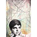 Lil' Liza - In White Painting by Tiffany DiGiacomo Lil' Liza - In White Painting by Tiffany DiGiacomo