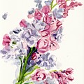 Lilac Blossom Painting by George Cret Lilac Blossom Painting by George Cret