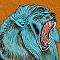 Lion's Roar - Abstract Mixed Media by Ronald Mills Lion's Roar - Abstract Mixed Media by Ronald Mills
