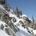 Little Cottonwood Canyon Skier - Alta Backcountry, Utah - IMG_0471 Photograph by Brett Pelletier Little Cottonwood Canyon Skier - Alta Backcountry, Utah - IMG_0471 Photograph by Brett Pelletier