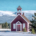Little Schoolhouse in the Shadow of the Rockies Photograph by Marcy Wielfaert Little Schoolhouse in the Shadow of the Rockies Photograph by Marcy Wielfaert
