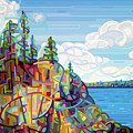 Living on the Edge Painting by Mandy Budan Living on the Edge Painting by Mandy Budan