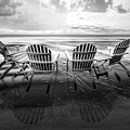 Living the Beach Life Black and White Photograph by Debra and Dave Vanderlaan Living the Beach Life Black and White Photograph by Debra and Dave Vanderlaan