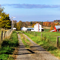 Lockin Down the Lane Textured by Robert Gardner