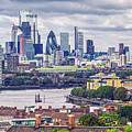 London view from Royal Observatory by Farol Tomson