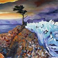 Lone Cypress by Evelyn Snyder
