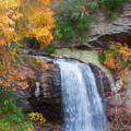 Looking Glass Falls Impression by Jayne Carney