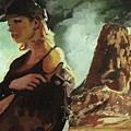 Lost Girl Painting by Sv Bell Lost Girl Painting by Sv Bell
