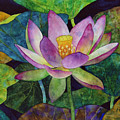 Lotus Bloom Painting by Hailey E Herrera Lotus Bloom Painting by Hailey E Herrera