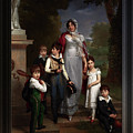 Louise-Antoinette-Scholastique Gueheneuc with her Children by Francois Pascal Simon Gerard Painting by Rolando Burbon Louise-Antoinette-Scholastique Gueheneuc with her Children by Francois Pascal Simon Gerard Painting by Rolando Burbon