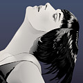 Louise Brooks in Berlin - Sapphire Nocturne Digital Art by Louise Brooks Louise Brooks in Berlin - Sapphire Nocturne Digital Art by Louise Brooks