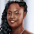 Lovely Trena Up Close and Personal Painting by Reggie Duffie Lovely Trena Up Close and Personal Painting by Reggie Duffie
