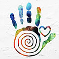 Loving Healing Hand Art by Sharon Cummings