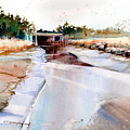 Low Tide Painting by P Anthony Visco Low Tide Painting by P Anthony Visco