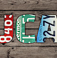 Lucas Name Vintage License Plate Art Lettering Sign by Design Turnpike Lucas Name Vintage License Plate Art Lettering Sign by Design Turnpike