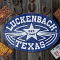 Luckenbach Sign Photograph by Bee Creek Photography - Tod and Cynthia Luckenbach Sign Photograph by Bee Creek Photography - Tod and Cynthia