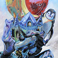Luftballons Painting by Uwe Fehrmann Luftballons Painting by Uwe Fehrmann