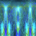 The Fountain Digital Art by Mary Ann Benoit The Fountain Digital Art by Mary Ann Benoit