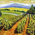 Lumos Vineyard Philomath Painting by Mike Bergen Lumos Vineyard Philomath Painting by Mike Bergen