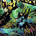 Macavity Digital Art by Susan Maxwell Schmidt Macavity Digital Art by Susan Maxwell Schmidt