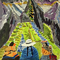 Machu Pichu journey Painting by John Macarthur Machu Pichu journey Painting by John Macarthur