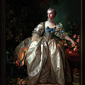 Madame Bergeret by Francois Boucher Classical Fine Art Reproduction Painting by Rolando Burbon Madame Bergeret by Francois Boucher Classical Fine Art Reproduction Painting by Rolando Burbon