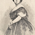 Madame Laborde, the Prima Donna Drawing by Winslow Homer Madame Laborde, the Prima Donna Drawing by Winslow Homer