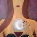 Madame Malbec Fortune Favors the Bold Painting by Artist Linda Marie Madame Malbec Fortune Favors the Bold Painting by Artist Linda Marie