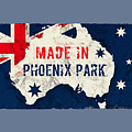 Made in Phoenix Park, Australia Digital Art by TintoDesigns