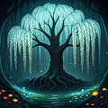 Magical Willow Tree 2025 04220338aisq by Cindy's Creative Corner
