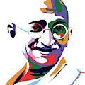 Mahatma Gandhi Pop Art by Ahmad Nusyirwan Mahatma Gandhi Pop Art by Ahmad Nusyirwan