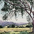 Malibu Creek from King Gillette Ranch Painting by Luisa Millicent Malibu Creek from King Gillette Ranch Painting by Luisa Millicent