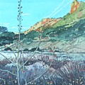 Malibu Creek Golden Glow Painting by Luisa Millicent Malibu Creek Golden Glow Painting by Luisa Millicent