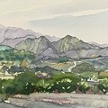 Malibu Creek - Winter Painting by Luisa Millicent Malibu Creek - Winter Painting by Luisa Millicent