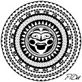 Maori Face Digital Art by Piotr Dulski Maori Face Digital Art by Piotr Dulski