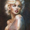 Marilyn WW soft Painting by Theo Danella Marilyn WW soft Painting by Theo Danella