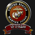 Marine Veteran Digital Art by Bill Richards Marine Veteran Digital Art by Bill Richards