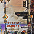 Market Painting by Try Cheatham Market Painting by Try Cheatham