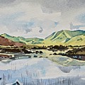 Marsh Reflections Painting by Luisa Millicent Marsh Reflections Painting by Luisa Millicent