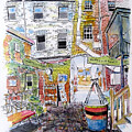 Martello Alley Looking to West by David Gilmore