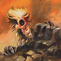 Martian Nasogamook Painting by Sv Bell Martian Nasogamook Painting by Sv Bell