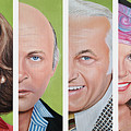 Mary Tyler Moore Show - Set One Painting by Vic Ritchey Mary Tyler Moore Show - Set One Painting by Vic Ritchey