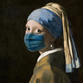 Masked Girl with a Pearl Earring Digital Art by Nikki Marie Smith Masked Girl with a Pearl Earring Digital Art by Nikki Marie Smith