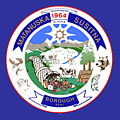Matanuska-Susitna Borough, Alaska Flag Digital Art by Robert Banach