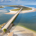 Matanzas Inlet - Crescent Beach Aerial by Michael Warren