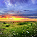 May Sunset Kansas Flint Hills by Rod Seel